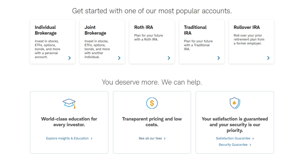 Charles Schwab Works