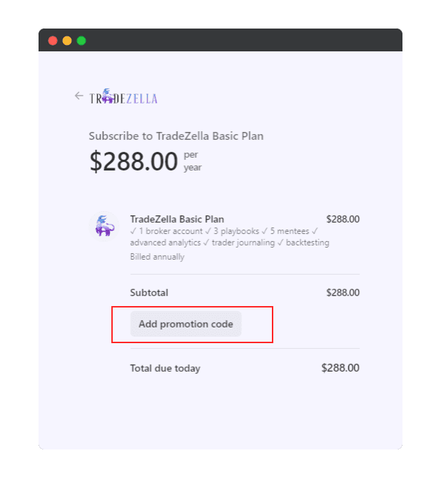 How to Use the TradeZella Off Coupon